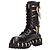 Kampfstiefel mit Hornanhänger von Roberto Cavalli - Ansicht 4