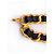 Chanel 1993 Collar Cinturón de Cadena Doblada Extra Gruesa Martillada y Medallón con Hardware Baño de Oro de 24K. Gold hardware - vista 12