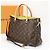 Borsa Tote Louis Vuitton Monogram Pallas M41149 Monogramma - vista 2