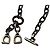 Collana a Catena Ellisse in Argento Sterling Tom Ford Gucci Rara e Autentica - vista 7