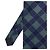 Romeo Gigli Blue Diamond Pattern Silk Tie - view 3