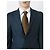 Romeo Gigli Brown Pattern Silk Tie - view 3
