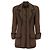 Blazer in lana marrone e nero Chanel - anni 2000