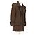 Blazer in lana marrone e nero Chanel - anni 2000 - vista 2