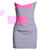 Roland Mouret Pink Strapless Asymmetric Mini Dress Wool  ref.1733547