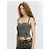 Autre Marque Top bustier de punto Sisley Gris - vista 4