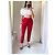 Autre Marque Pantalones de seda/algodón rojo Magaschoni de Tracy Reiss Roja - vista 3