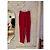 Autre Marque Pantalones de seda/algodón rojo Magaschoni de Tracy Reiss Roja - vista 7