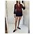 Autre Marque Blusa plisada de malla Vivienne Tam Burdeos - vista 2