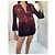 Autre Marque Blusa plisada de malla Vivienne Tam Burdeos - vista 3