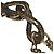 Collana a serpente in perle di vetro bianche vintage autentica Alexander McQueen - vista 10