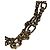 Collana a serpente in perle di vetro bianche vintage autentica Alexander McQueen - vista 7