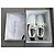 Sneakers Marc Jacobs in pelle bianca con strass Swarovski Bianco Multicolore - vista 2
