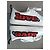 Sneakers Marc Jacobs in pelle bianca con strass Swarovski Bianco Multicolore - vista 7