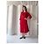 Vanessa Bruno Athe Rotes durchscheinendes Bluson-Kleid - Ansicht 2