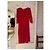 Vanessa Bruno Athe Rotes durchscheinendes Bluson-Kleid - Ansicht 8