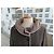 Chaqueta Armani Collezioni marrón de lana con capucha Castaño - vista 3