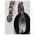 Collana Sonia Rykiel con strass Swarovski e resina nera Silver hardware - vista 4