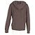 Sudadera con capucha Dries Van Noten con bolsillos en lana marrón Castaño - vista 6