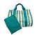 Hermès Bolsa tote de lona feminina Hermes Cannes Verde Fora de branco