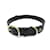 Gucci Interlocking G Leather Dog Collar Black  ref.1734220