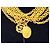 Cambon Chanel Vintage Gold-Toned Quadruple Chain Necklace Belt Gold hardware - Ansicht 15