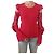 Maje Madeline Rouge Bluse Rot Viskose M
