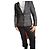 Giacca da tailleur Karl Lagerfeld a quadri nera e argento Nero