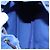 PRADA Backpack Canvas Blue Auth 88293 - view 11