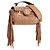 BALMAIN - Borsa a spalla Balmain B-Buzz 22 in suede marrone - vista 2