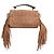 BALMAIN - Borsa a spalla Balmain B-Buzz 22 in suede marrone - vista 3