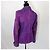 Giacca Chanel in pelle scamosciata e lana viola Viola scuro - vista 2