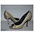 Gianni Versace High Heels Weiß und Gold Leder Größe 38 Golden - Ansicht 2