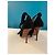 Céline Black Leather and Suede Heels with Strap - view 2