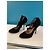 Céline Black Leather and Suede Heels with Strap - view 4