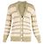 Gucci Loved Oversized Lurex-Cardigan aus goldener Wolle Metallisch