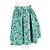 Saia circular mini impressa com seta Miu Miu em nylon multicolorido Multicor - vista 5