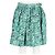 Saia circular mini impressa com seta Miu Miu em nylon multicolorido Multicor - vista 6