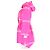 Impermeable Fendi Pop Tartan con capucha en poliéster rosa - vista 5