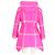 Impermeable Fendi Pop Tartan con capucha en poliéster rosa - vista 6