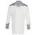 Alexander McQueen Skull Print Button Down Shirt in White Cotton - view 6