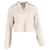 Maglione corto con colletto a maglia Joseph in lana beige chiaro  - vista 1
