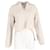 Maglione corto con colletto a maglia Joseph in lana beige chiaro  - vista 4
