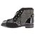 Botines Chanel T.EU 38.5 Cuero Negro - vista 3