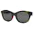 Óculos de sol de plástico Gucci GG entrelaçado Marrom  ref.1737099