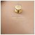 Borsa a mano SAINT LAURENT in pelle 2way Beige Oro 313499 Auth ep5999 D'oro - vista 10