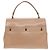 Borsa a mano SAINT LAURENT in pelle 2way Beige Oro 313499 Auth ep5999 D'oro - vista 2