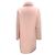Abrigo de cachemira con cuello de piel de visón rosa claro de Dennis Basso - vista 3