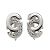 Céline Boucles d'oreilles Celine Diamond Clip en platine