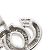 Céline Boucles d'oreilles Celine Diamond Clip en platine - vue 6